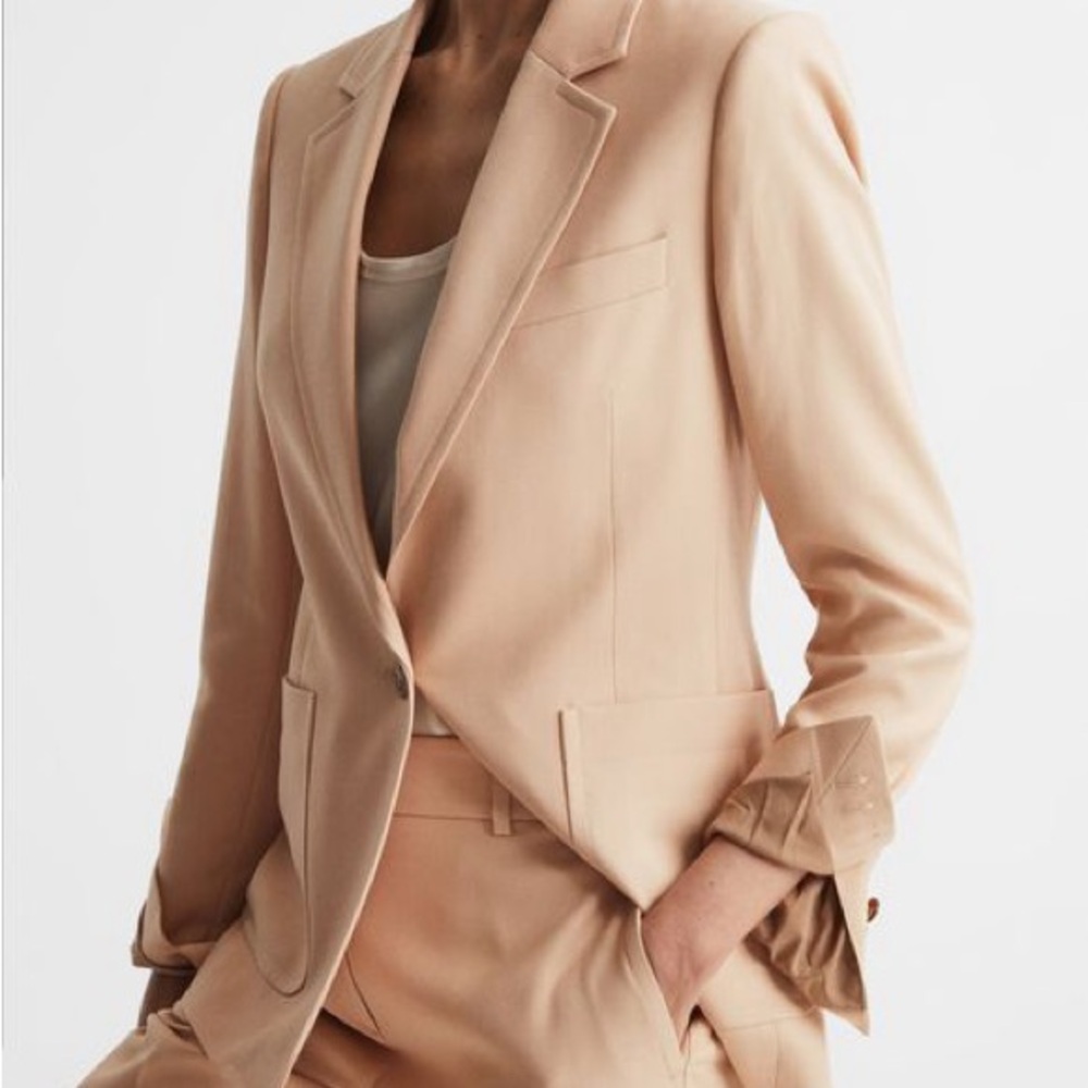 REISS EMBER TAILORED SINGLE BREASTED BLAZER
